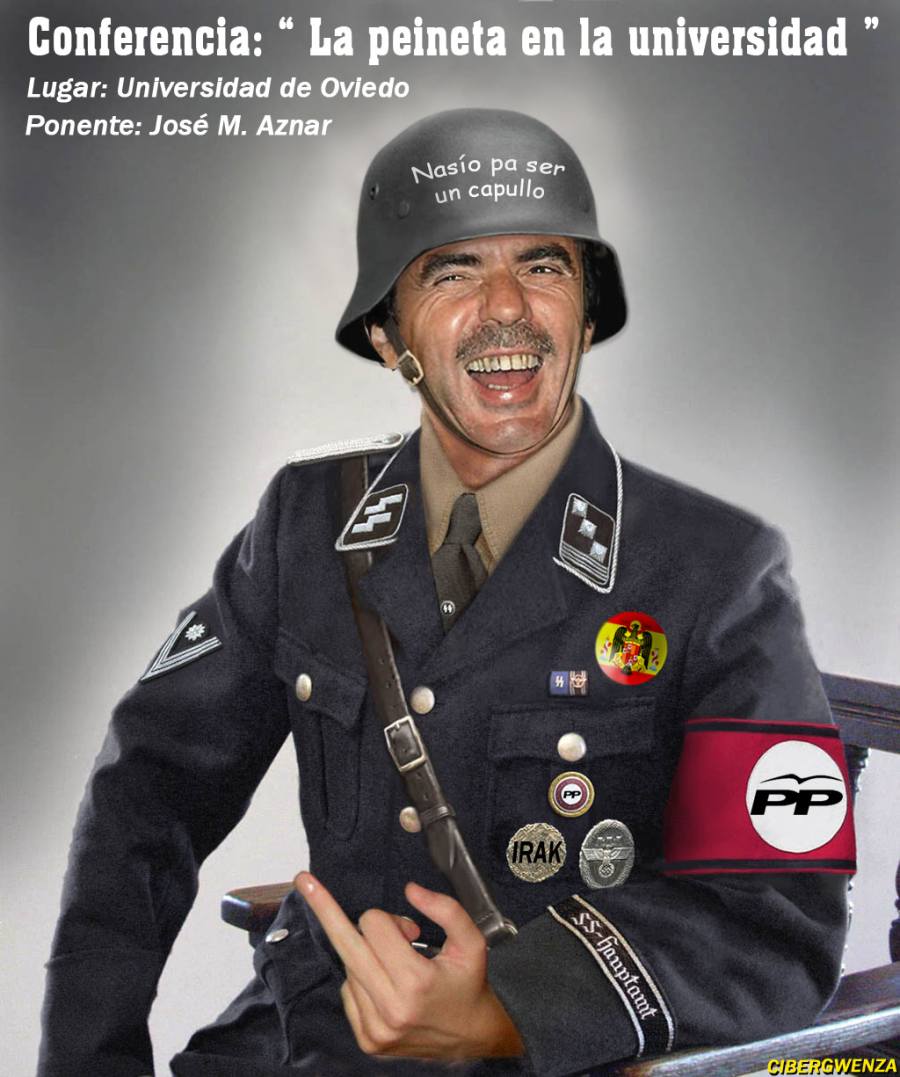 Resultado de imagen de Aznar criminal de guerra